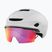 Oakley Aro7 Road matt weiß/prizm Rennradhelm