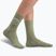 Icebreaker Damen-Trekkingsocken Life Fine Gauge Crew IB Logo Reflections Flechten/Schnee