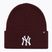 Wintermütze 47 Brand MLB New York Yankees Haymaker dark maroon