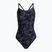 Einteiliger Badeanzug Damen Midnight Camo Cutoutfit dunkelblau CMCM_41_28