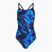 Einteiliger Damen-Badeanzug TYR Durafast Elite Waveform Diamondfit blue