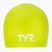 Badekappe TYR Long Hair Wrinkle Free Silicone limelight