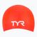 Schwimmkappe TYR Long Hair Wrinkle Free Silicone bright red