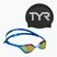 Schwimmbrille TYR Tracer-X Elite Racing Mirrored blue/turquoise