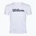 Herren-Tennisshirt Wilson Team Graphic hellweißer Schriftzug