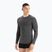 Herren-Thermolangarmshirt Icebreaker Merino 150 Anatomica Crewe Jet Heather