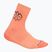 Icebreaker Damen-Trekkingsocken Life Fine Gauge Crew IB Logo Reflections tang/graphit