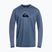 Quiksilver Solid Streak Marineblazer/weißes Longsleeve zum Schwimmen für Männer