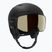 Skihelm Salomon Driver Prime Sigma Plus black/light bronze met/blackgold/ice blue