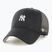 47 Brand MLB New York Yankees Base Runner Mesh Cap MVP schwarz