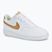 Nike Court Vision Low Damen Schuhe Next Nature Weiß/Metallic Gold