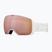 Skibrille Giro Comp white bliss/Rosa gold/infrared