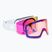 Skibrille Damen Giro Ella white bliss/pink/infrared