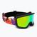 Kinder-Skibrille Giro Chico 2.0 Jr multi flow/loden green