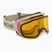 Damen-Skibrille Giro Moxie stone stacked/amber pink/yellow
