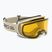 Skibrille Giro Roam stone stacked/amber gold/yellow