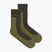 Herren­socken Icebreaker Merino Hike+ Medium Crew dark loden/sphagnum