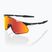 100% Hypercraft XS soft tact schwarz/hiper rot Multilayer Spiegel Sonnenbrille