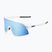 Sonnenbrille 100% S3 mattweiß/hyperblau mehrschichtig verspiegelt