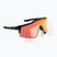 Radsportbrille 100% Speedcratf Soft tact schwarz/hyper rot Multilayer Spiegel 60007-00008