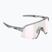 100% S3 polierte, durchscheinende, grau/roségoldfarbene, verspiegelte photochrome Sonnenbrille