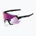 Sonnenbrille 100% S3 LE gloss black/purple flash mirror photochromic