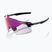 Sonnenbrille 100% Aerocraft gloss black/purple mirror photochromic