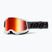 Fahrradbrille 100% Loss 2 grey/red mirror