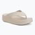 Damen Zehentrenner Crocs Gateway Platform stucco