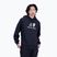Herren Training Sweatshirt New Balance Essentials Stacked Logo French Terry Hoodie schwarz MT31537BK