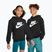 Kinder Nike Club Fleece Hoodie schwarz/weiss
