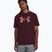 Herren Under Armour Big Logo Fill T-Shirt dunkelkastanienbraun/feuchtlila/venomrot