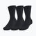 Socken Under Armour Training Cotton Crew 3er-Pack black/black/white