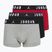 Herren-Boxershorts Nike Jrdan JHM Flight Cotton Trunk 3 pairs gym red/black