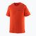 Herren Patagonia Cap Cool Merino Blend Graphic Shirt fitz roy strata/pollinator orange