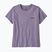 Damen Patagonia P-6 Logo Responsibili-Tee Beton lila T-shirt