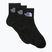The North Face Multi Sport Cush Quarter Sock Trekkingsocken 3 Paar schwarz