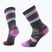 Trekking Socken Damen Smartwool Hike Full Cushion Saturnsphere Crew charcoal