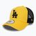 Herren New Era Liga wesentliche Trucker Los Angeles Dodgers gelb Baseballkappe