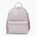 Nike Brasilia Just Do It Mini 11 l Kinder städtischen Rucksack Platin violett/Pflaumenstaub/weiß