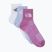 Socken The North Face Multi Sport Cush Quarter Sock 3 Paar tnf white/purple