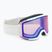 Skibrille Smith Squad white vapor/chromapop pro photochromic blue mirror