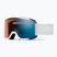 Smith Squad white vapor/chromapop pro photochromic blue mirror Skibrille