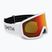 Skibrille Smith Transfer white/red sol-x mirror