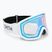 Skibrille Smith Transfer white/blue sensor mirror