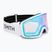 Skibrille Smith Tribute white/blue Sensor Mirror