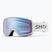 Skibrille Smith Tribute white/blue Sensor Mirror