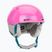 Kinder-Skihelm Smith Glide Jr Mips vivid pink hearts