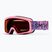 Kinder-Skibrille Smith Rascal Jr S2 bright pink lofi butterfly/rose copper antifog
