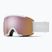 Skibrille Smith Squad S2 white vapor/chromapop everyday rose gold mirror